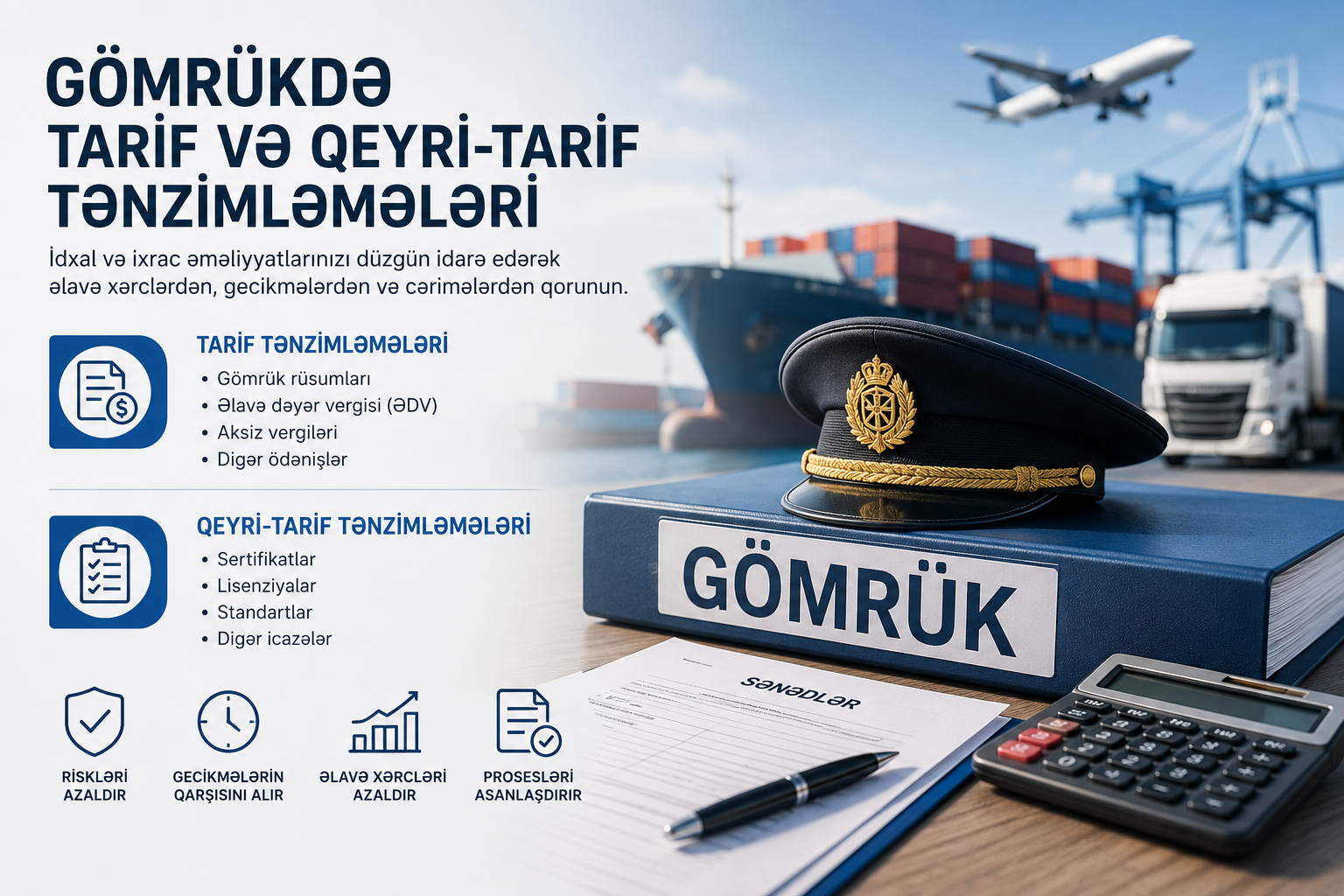 Gömrükdə Tarif və Qeyri-Tarif Tənzimləmələri: İdxal və İxracda Vacib Qaydalar