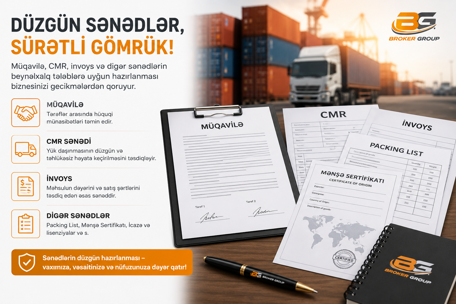 İdxal və İxrac Sənədlərinin Düzgün Hazırlanması Niyə Vacibdir?