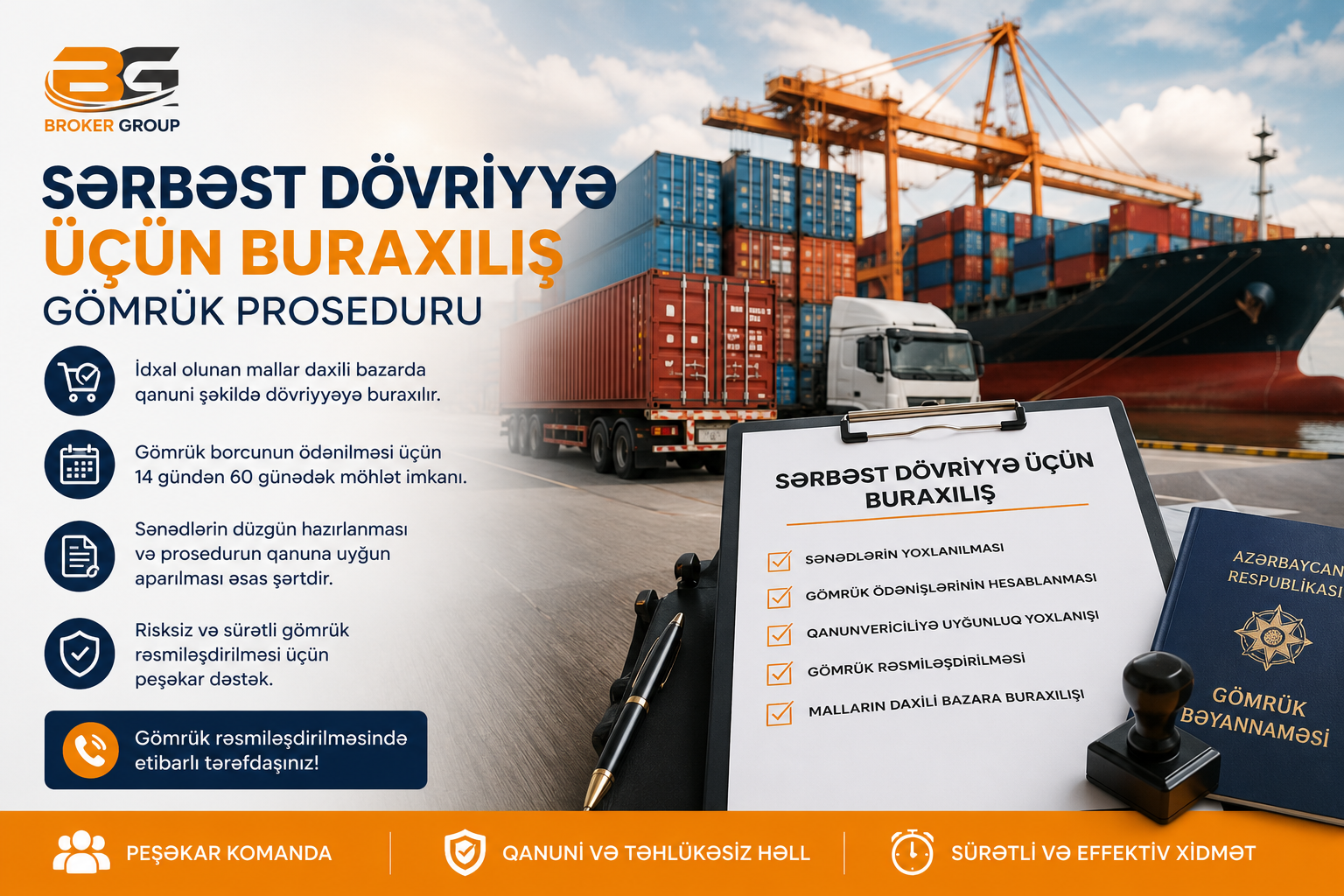 Sərbəst dövriyyə üçün buraxılış gömrük proseduru nədir?